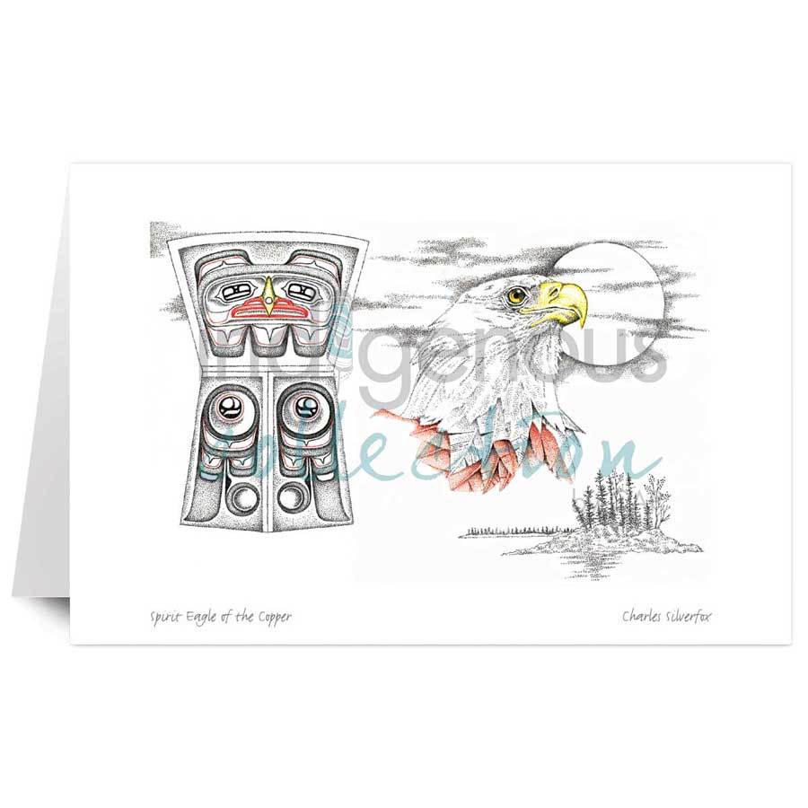 Spirit Eagle of the Copper by artist Charles Silverfox