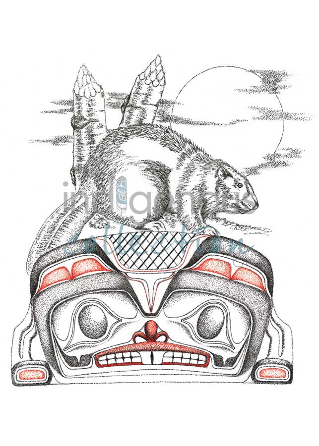 Beaver ‚Äì Making Home by artist Charles Silverfox