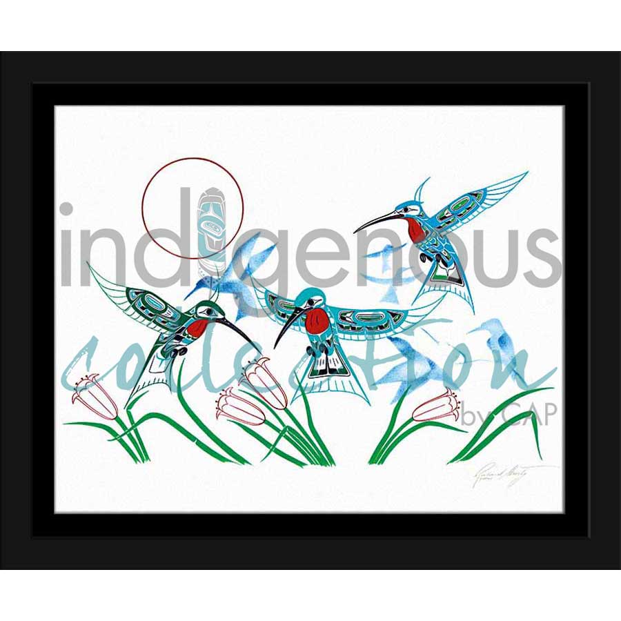 Migration by artist Richard Shorty - Northern Tutchone. Indigenous Collection