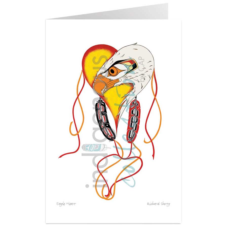 Eagle Heart by artist Richard Shorty
