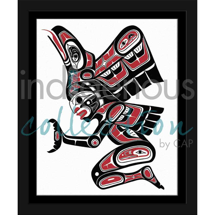 Transformation by artist Richard Shorty - Northern Tutchone. Indigenous Collection