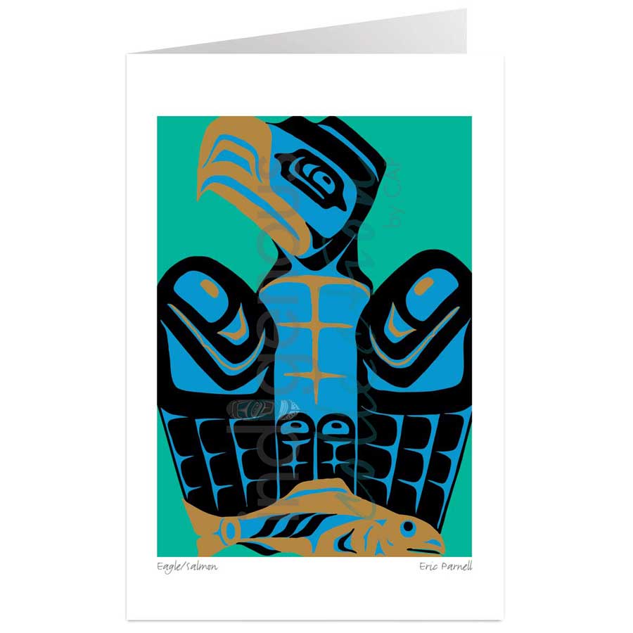 Eagle/Salmon by artist Eric Parnell