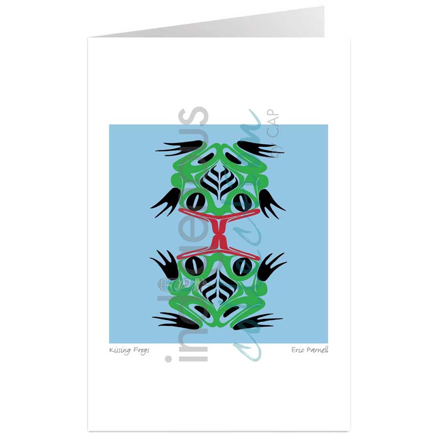 Kissing Frogs by artist Eric Parnell