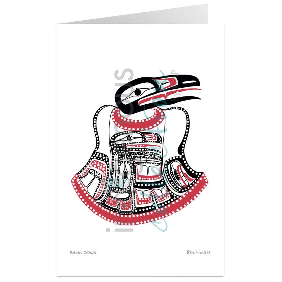 Raven Dancer by artist Ben Houstie
