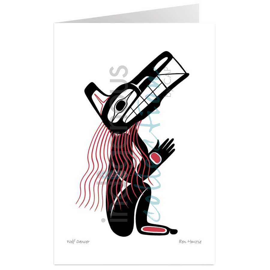 Wolf Dancer by artist Ben Houstie