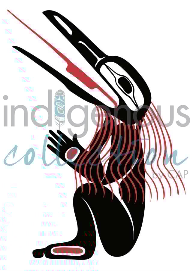 Raven Dancer by artist Ben Houstie