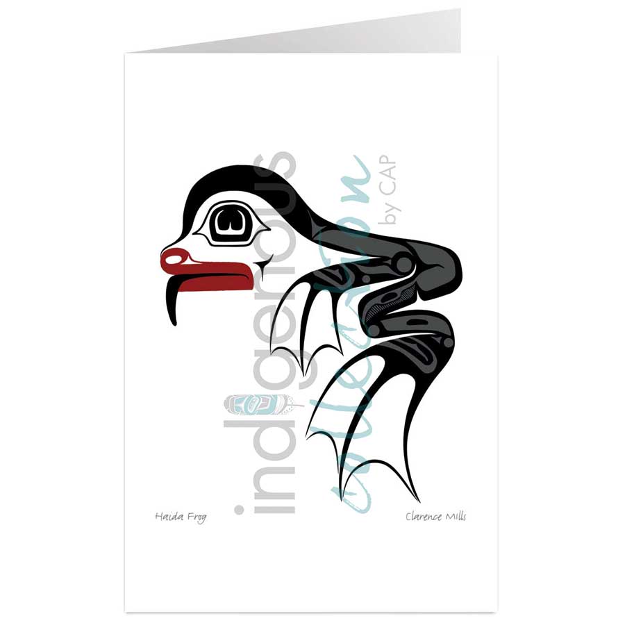 Haida Frog by artist Clarence Mills