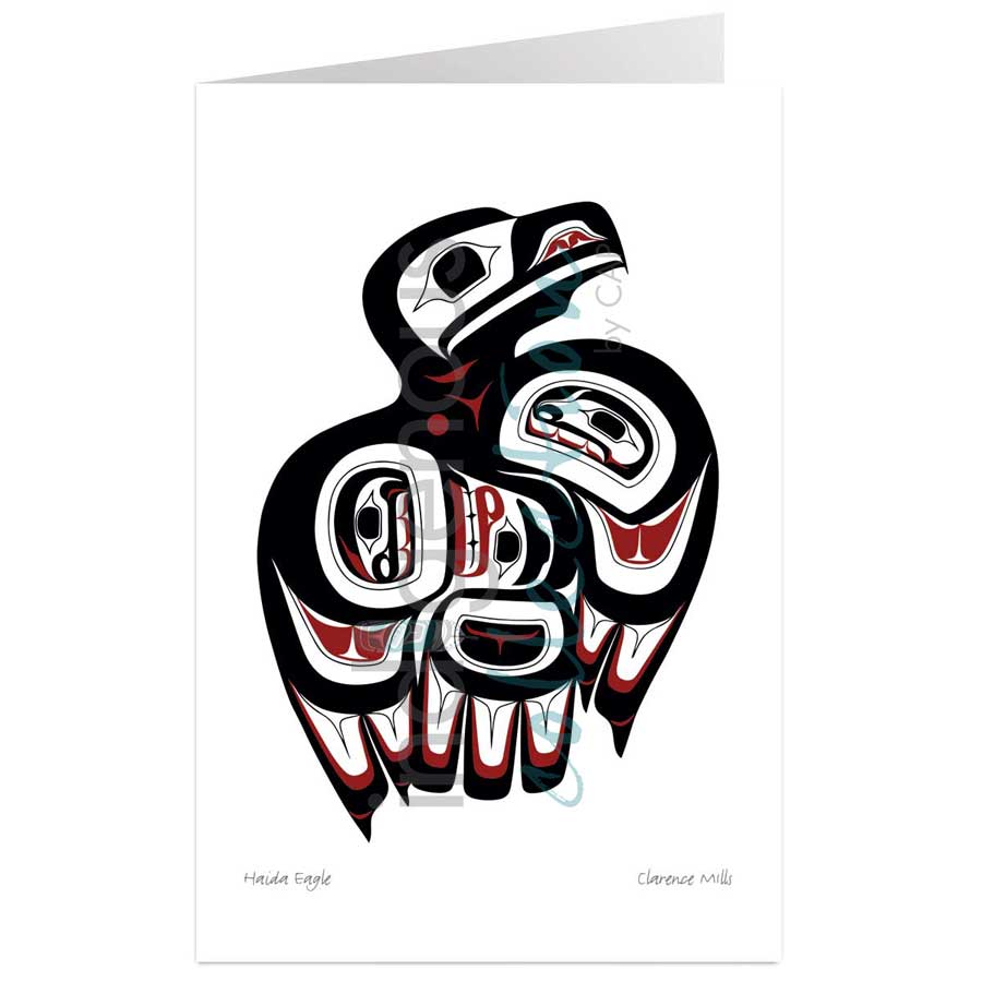 Haida Eagle by artist Clarence Mills
