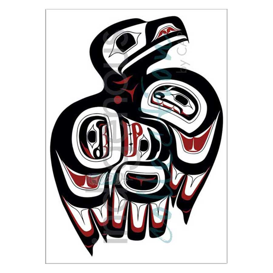 Haida Eagle Canvas Prints