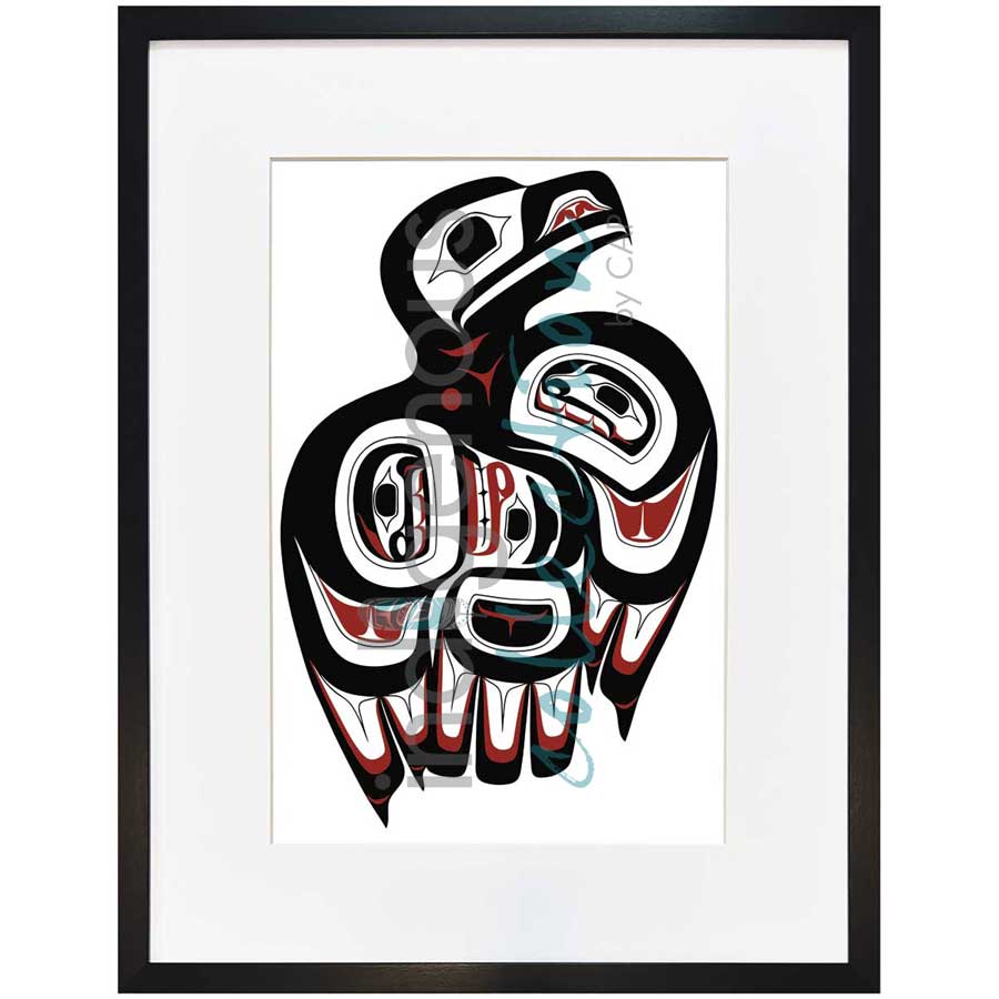 Haida Eagle by artist Clarence Mills - Haida. Indigenous Collection
