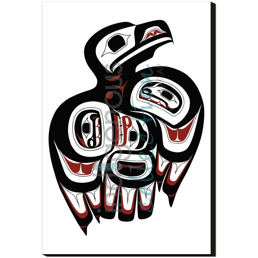 Haida Eagle by artist Clarence Mills - Haida. Indigenous Collection