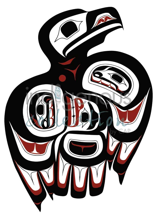 Haida Eagle by artist Clarence Mills