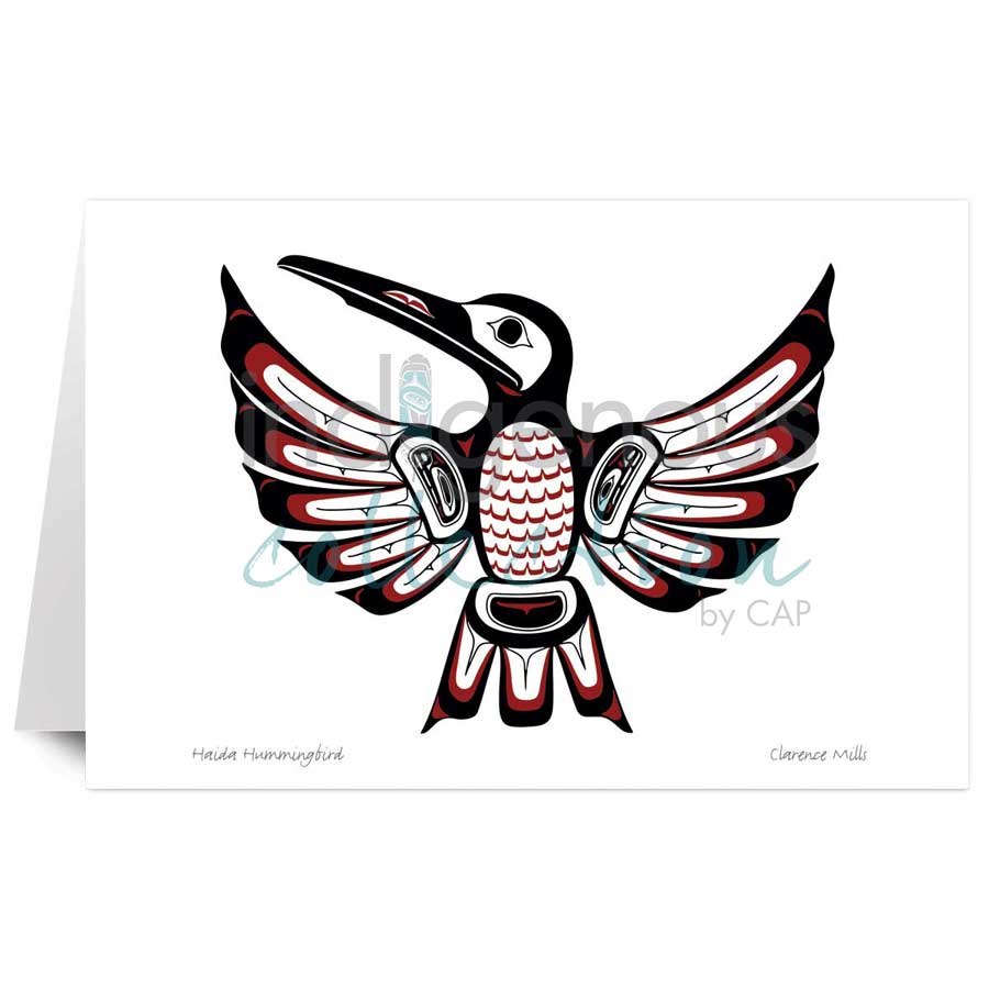 Haida Hummingbird by artist Clarence Mills
