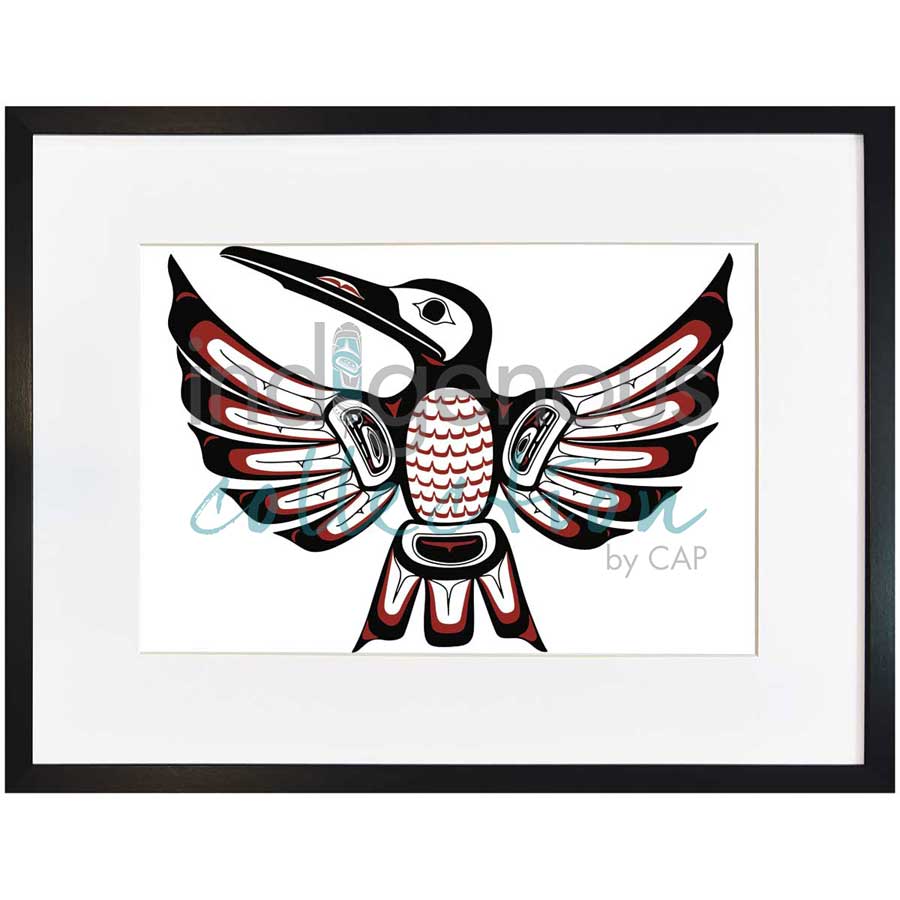Haida Hummingbird by artist Clarence Mills - Haida. Indigenous Collection