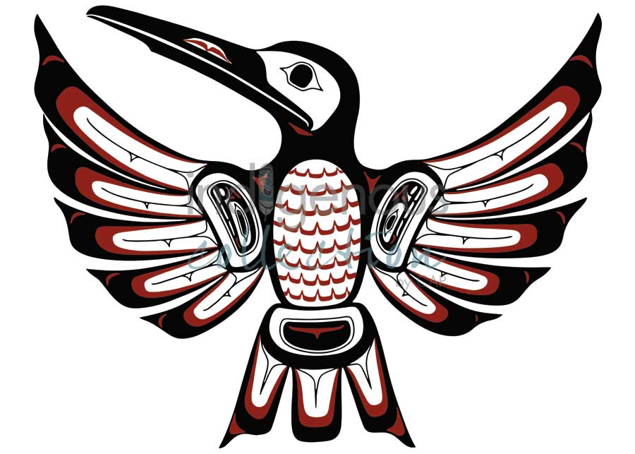 Haida Hummingbird by artist Clarence Mills