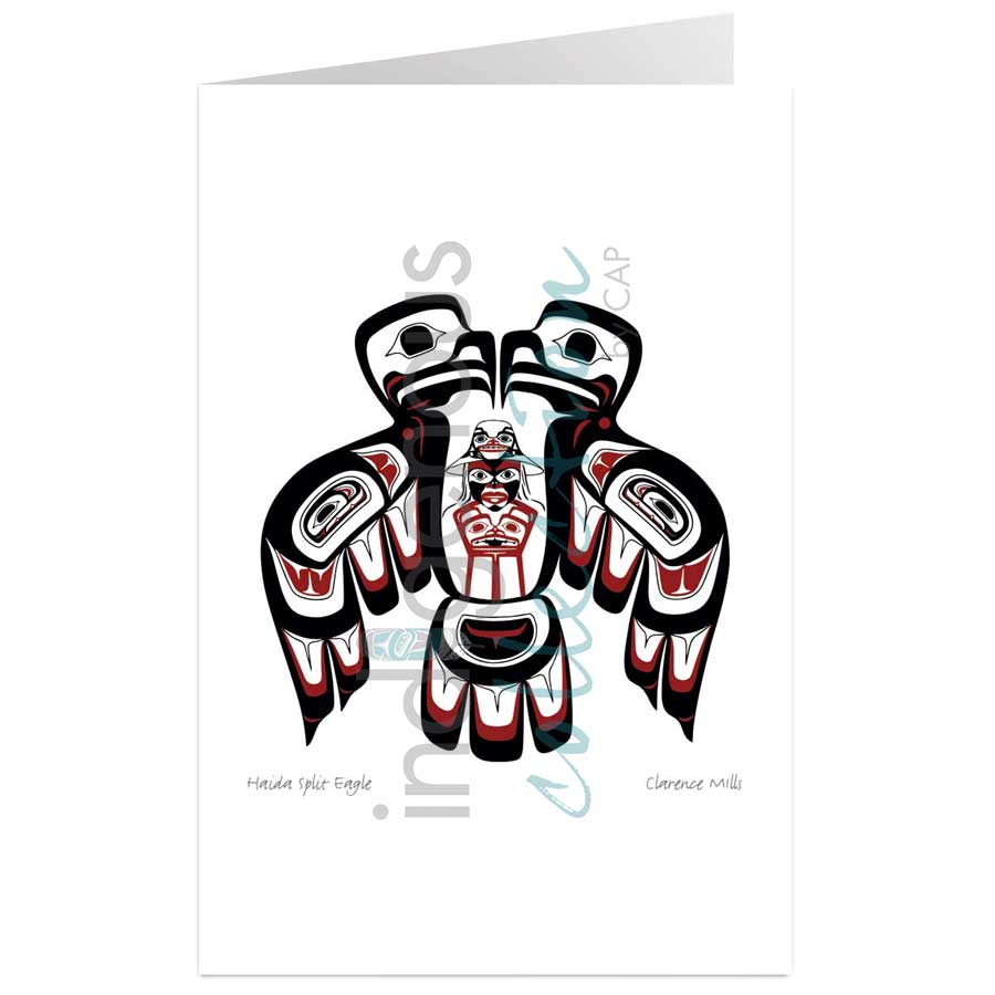 Haida Split Eagle by artist Clarence Mills