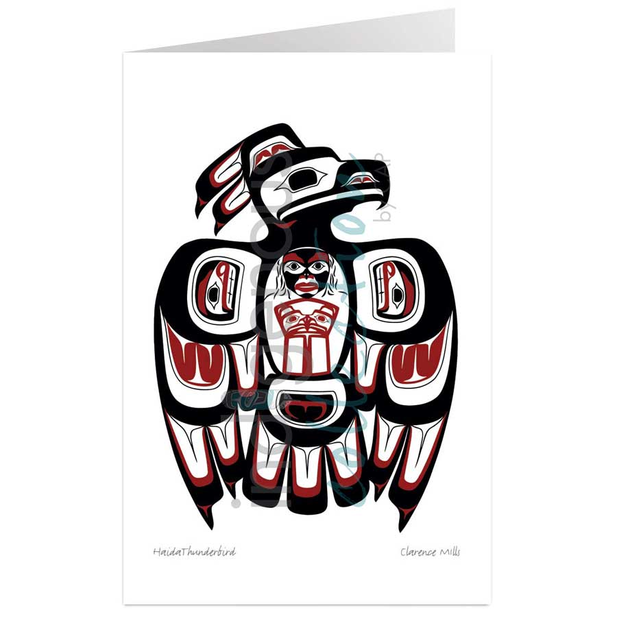 Haida Thunderbird by artist Clarence Mills