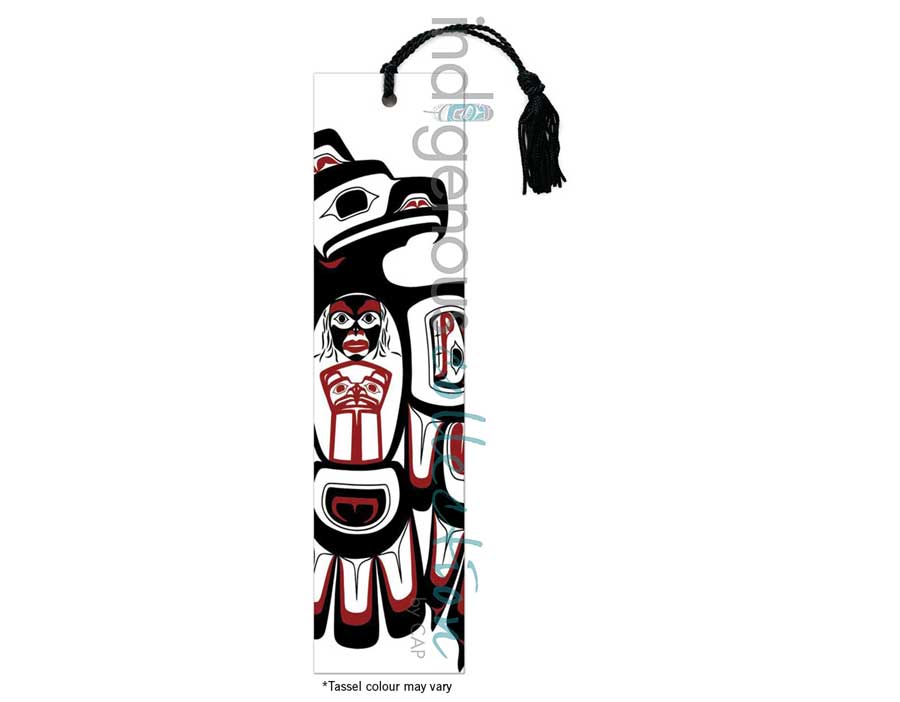 Haida Thunderbird Bookmark by artist Clarence Mills