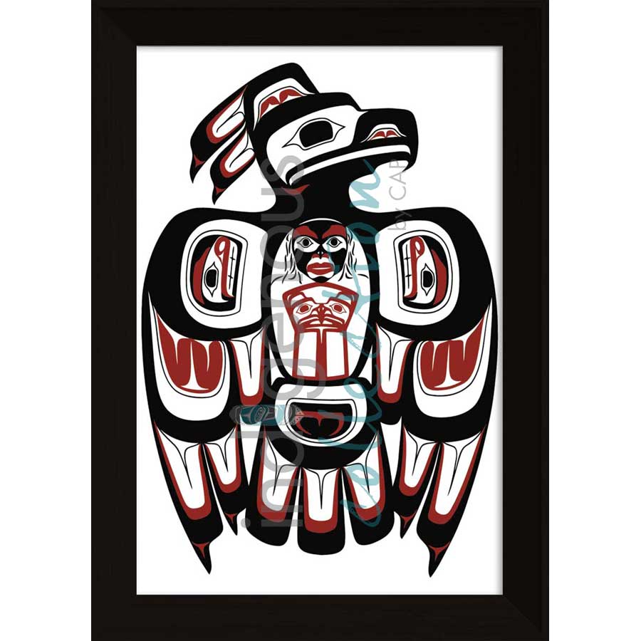 Haida Thunderbird by artist Clarence Mills - Haida. Indigenous Collection