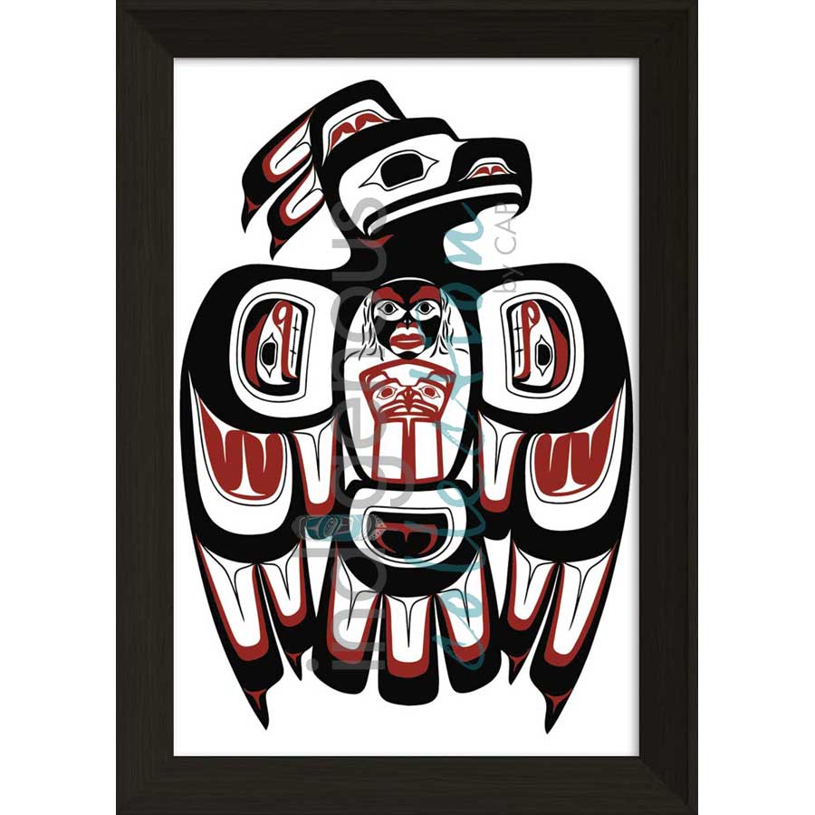 Haida Thunderbird by artist Clarence Mills - Haida. Indigenous Collection