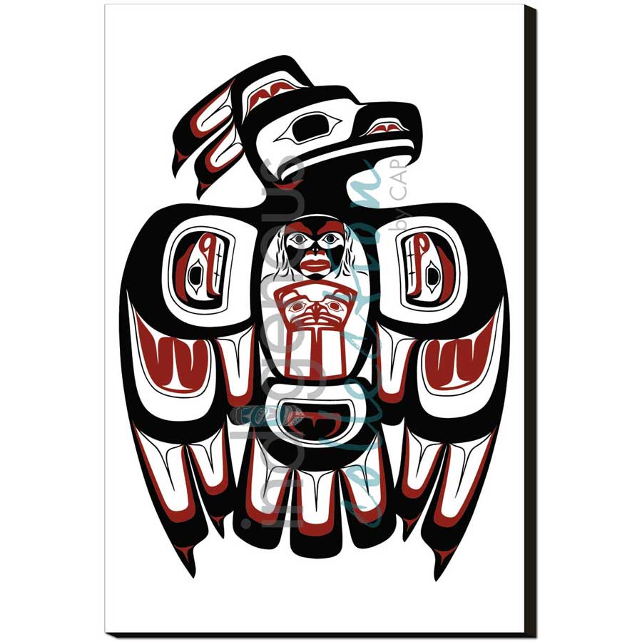 Haida Thunderbird by artist Clarence Mills - Haida. Indigenous Collection