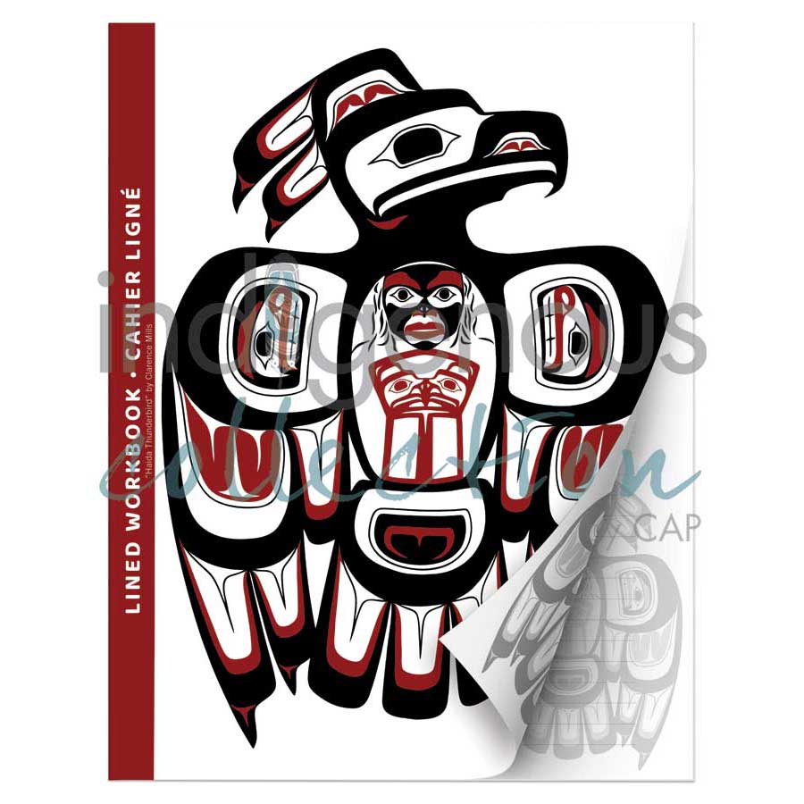 Haida Thunderbird Workbook by artist Clarence Mills. Indigenous Collection.