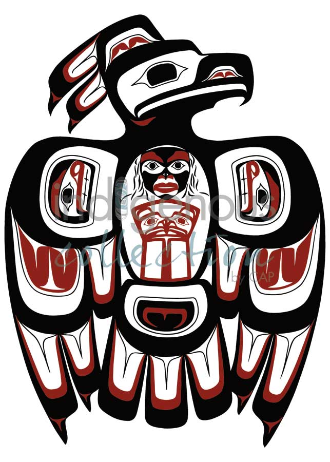 Haida Thunderbird by artist Clarence Mills