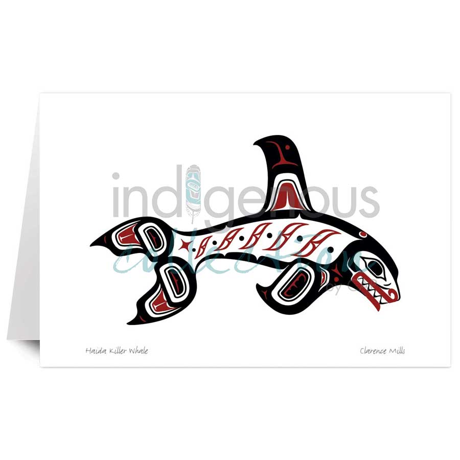 Haida Killer Whale by artist Clarence Mills