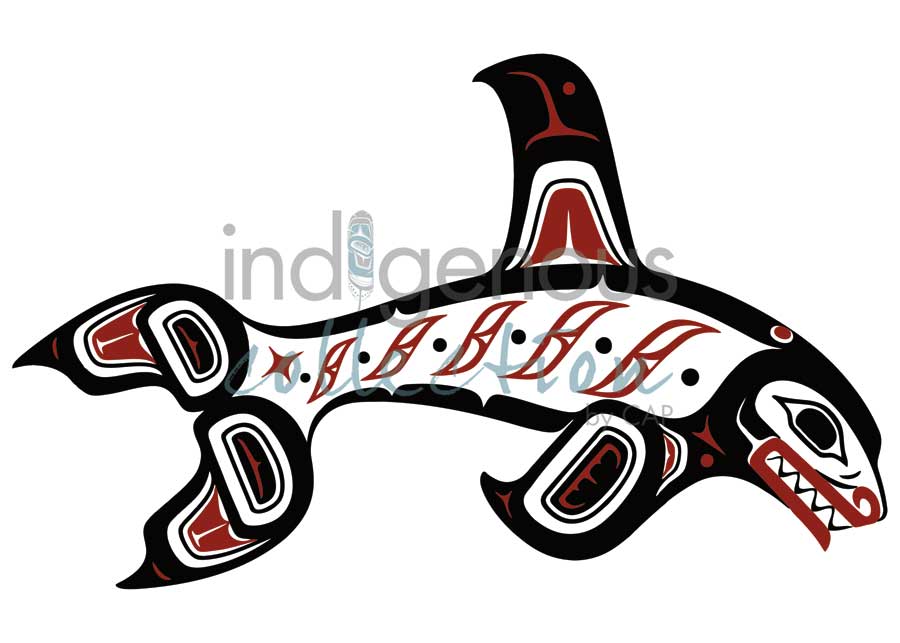 Haida Killer Whale by artist Clarence Mills