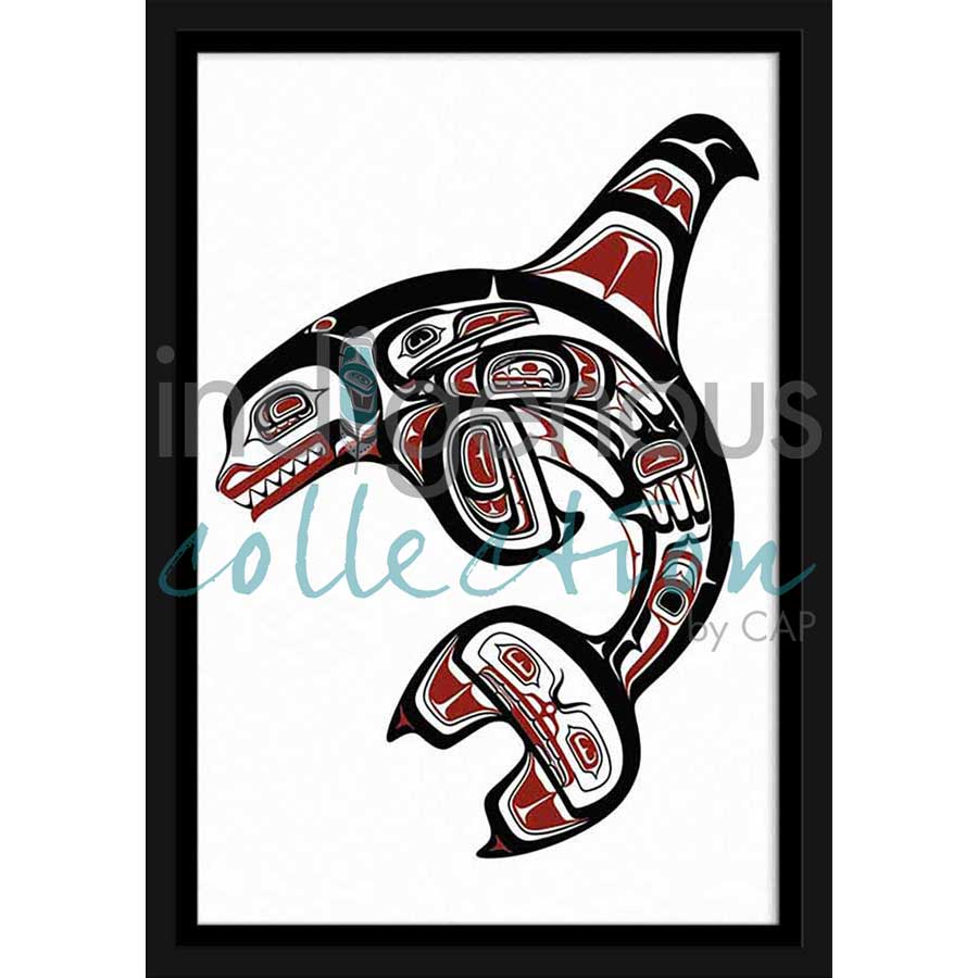 Skaana by artist Clarence Mills - Haida. Indigenous Collection