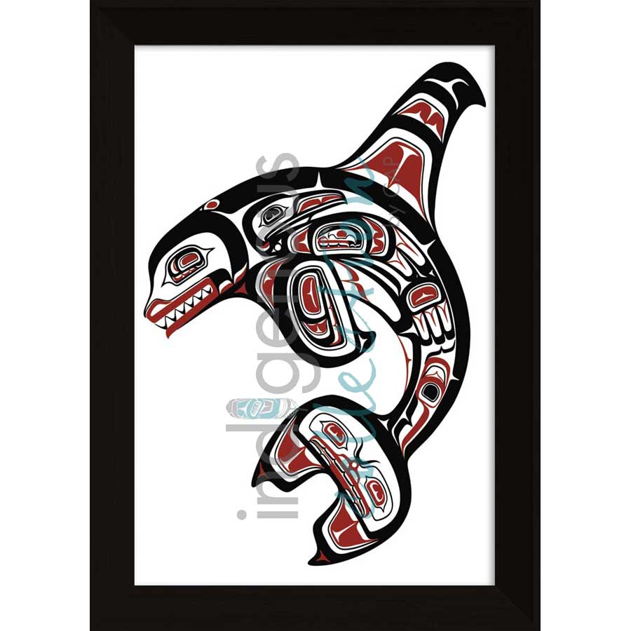 Skaana by artist Clarence Mills - Haida. Indigenous Collection