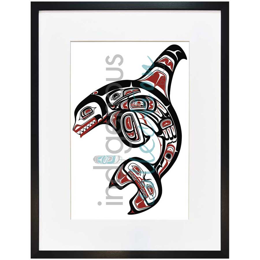 Skaana by artist Clarence Mills - Haida. Indigenous Collection
