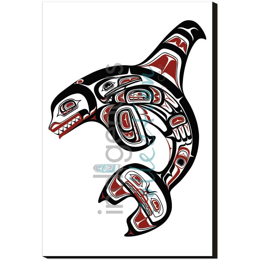 Skaana by artist Clarence Mills - Haida. Indigenous Collection