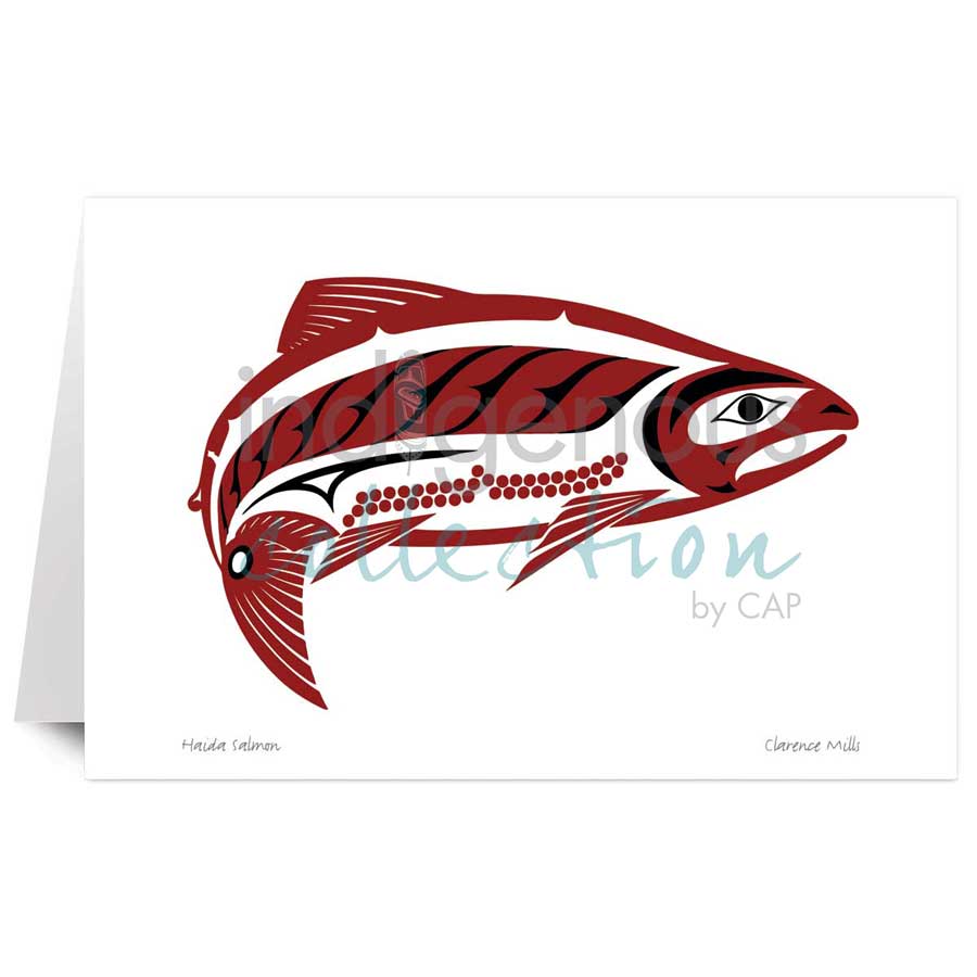 Haida Salmon by artist Clarence Mills