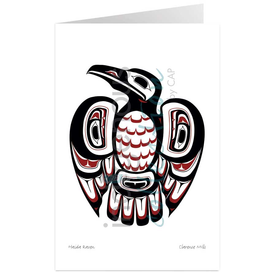 Haida Raven by artist Clarence Mills