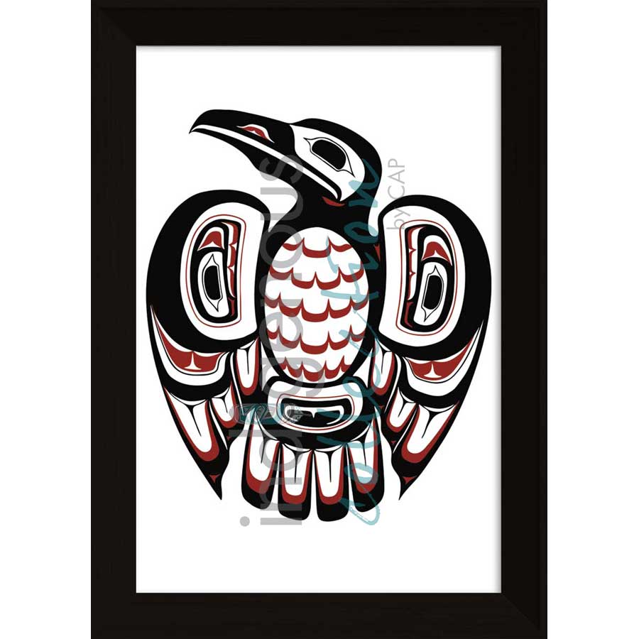 Haida Raven by artist Clarence Mills - Haida. Indigenous Collection