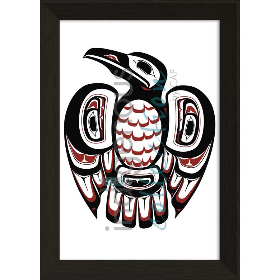 Haida Raven by artist Clarence Mills - Haida. Indigenous Collection
