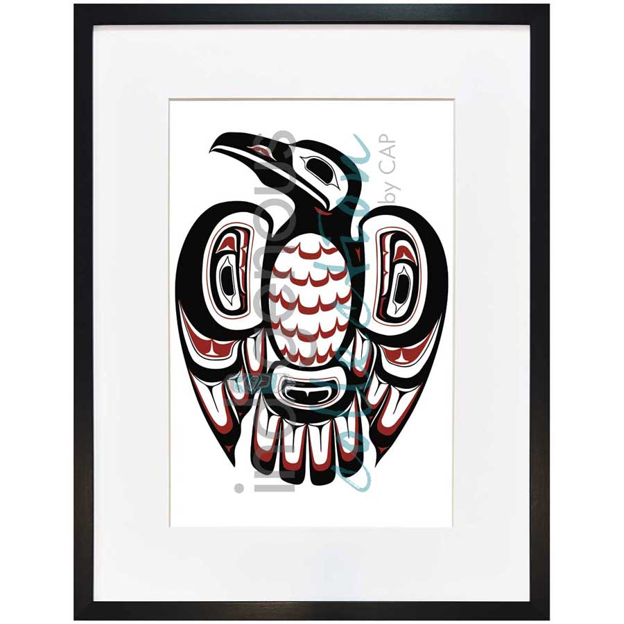 Haida Raven by artist Clarence Mills - Haida. Indigenous Collection