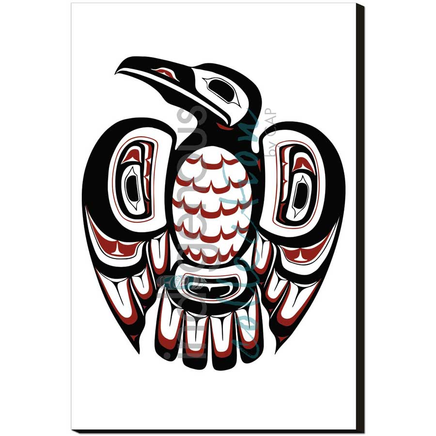 Haida Raven by artist Clarence Mills - Haida. Indigenous Collection