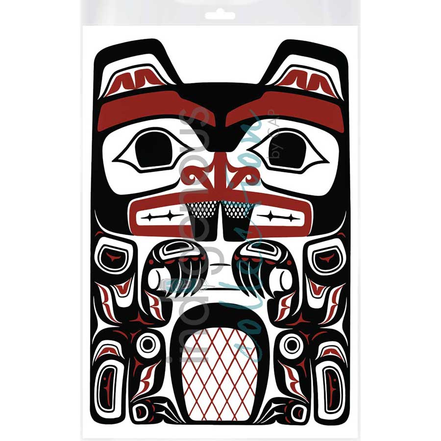 Haida Beaver by artist Clarence Mills - Haida. Indigenous Collection