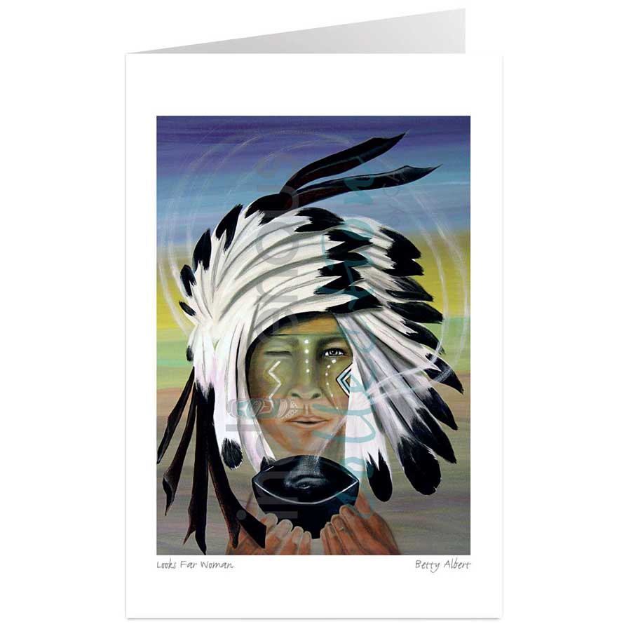 Looks Far Woman by artist Betty Albert