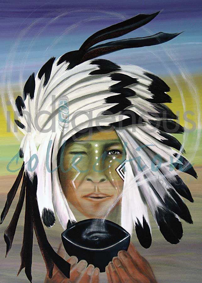 Looks Far Woman by artist Betty Albert