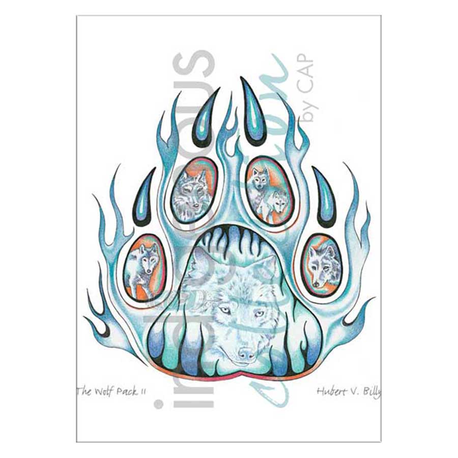 The Wolf Pack II Canvas Prints
