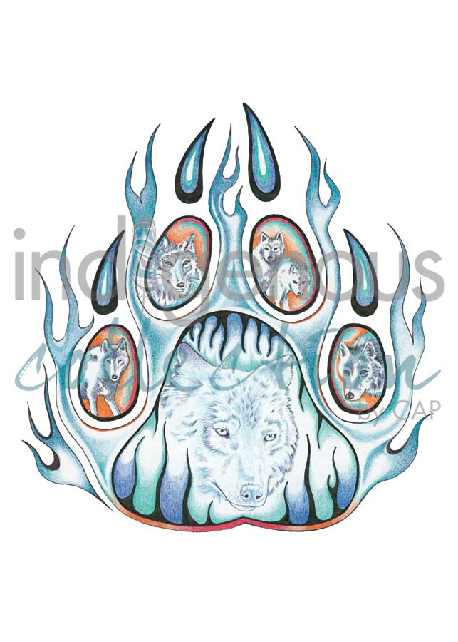 The Wolf Pack II by artist Hubert V. Billy