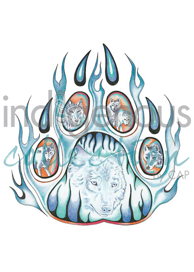 The Wolf Pack II by artist Hubert V. Billy