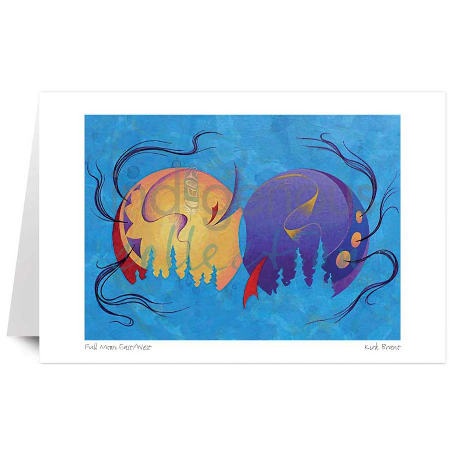 Full Moon East/West by artist Kirk Brant