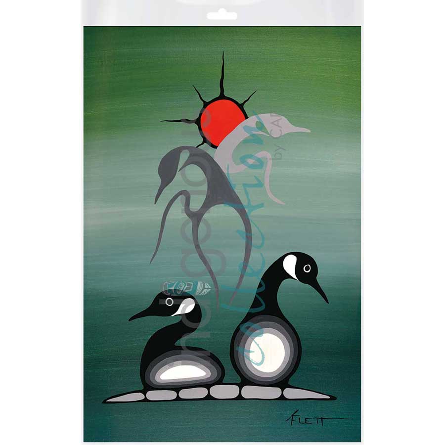 Going Home by artist Kurt Flett - Oji-Cree. Indigenous Collection