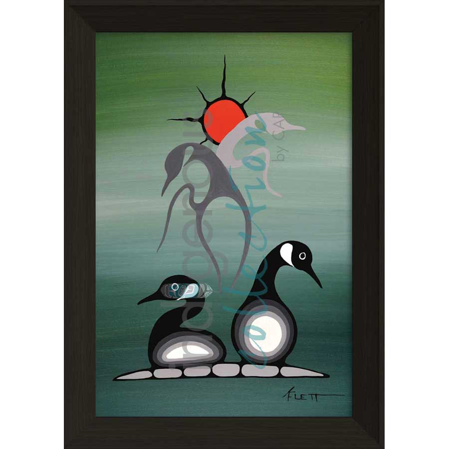 Going Home by artist Kurt Flett - Oji-Cree. Indigenous Collection
