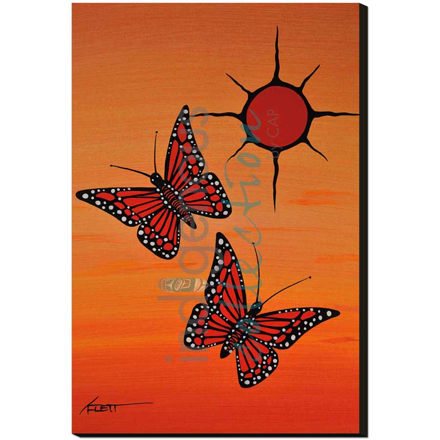 Friendship by artist Kurt Flett - Oji-Cree. Indigenous Collection