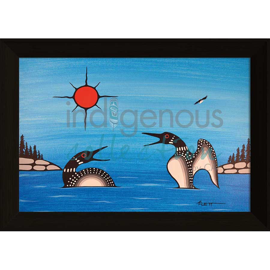 Communication by artist Kurt Flett - Oji-Cree. Indigenous Collection